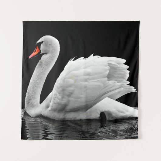 Schwan Wandteppich (Vorderseite)