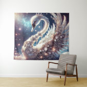 Schwan Wandteppich (Beispiel (Horizontal))