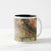 Schwan, wieder hergestelltes c.1200 zweifarbige tasse (VorderseiteRechts)