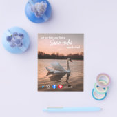 Schwan wunderschönes phantastisches Anwesen Agent Flyer (Einzeln)