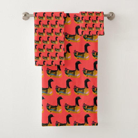 Schwan-y Ente 3-teilig Badhandtuch Set (Insitu)