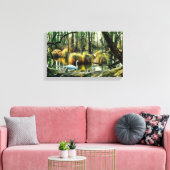 Schwan | Zazzle_Growshop. Leinwanddruck (Insitu (Wohnzimmer))
