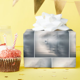 Schwäne am Mistsee Geschenkpapier