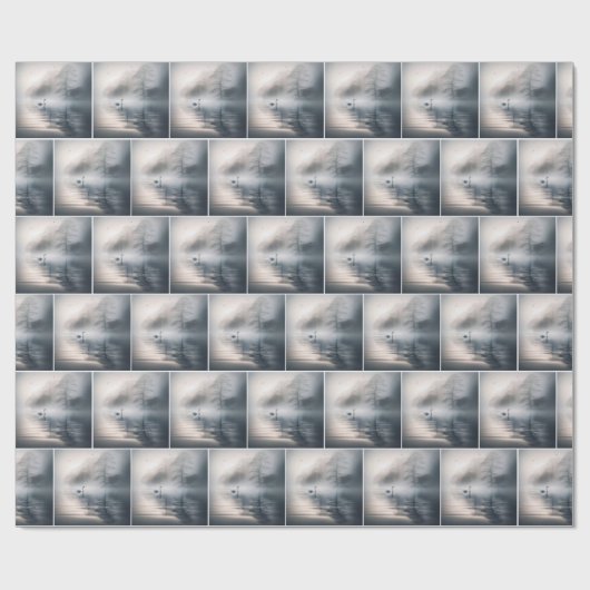 Schwäne am Mistsee Geschenkpapier (Flach)