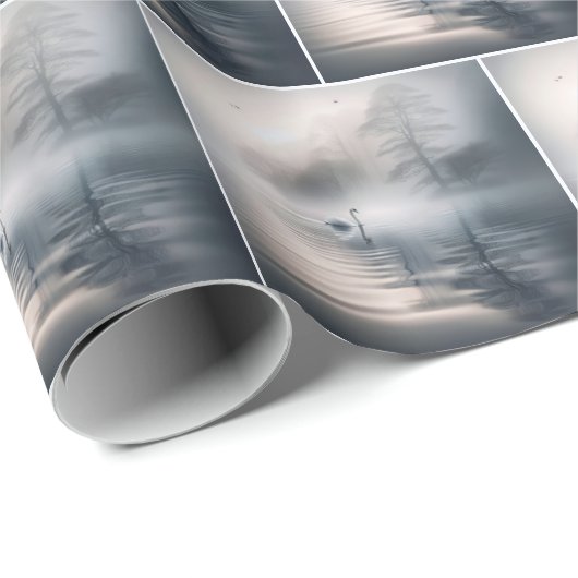 Schwäne am Mistsee Geschenkpapier (Rolleneckpunkt)