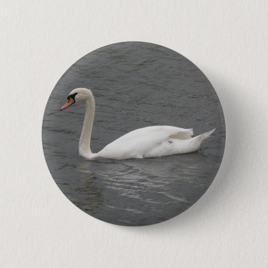 Schwäne am River Button (Vorderseite)