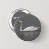 Schwäne am River Button (Vorne & Hinten)