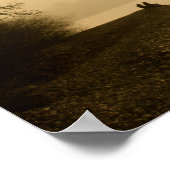 Schwäne am See Poster (Ecke)