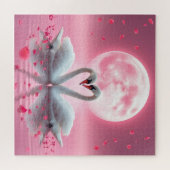 Schwäne am See Puzzle (Horizontal)