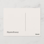 Schwäne am Teich schwimmen Postkarte (Rückseite)