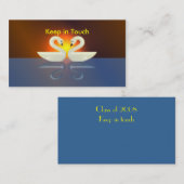 Schwäne - behalten Sie in der Touch Telefonnummerkarte (Vorne/Hinten)