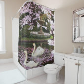 Schwäne Duschvorhang (Beispiel)