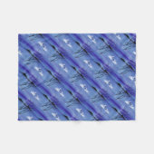 Schwäne Fleecedecke (Vorderseite (Horizontal))