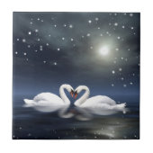 Schwäne Fliese (Vorderseite)
