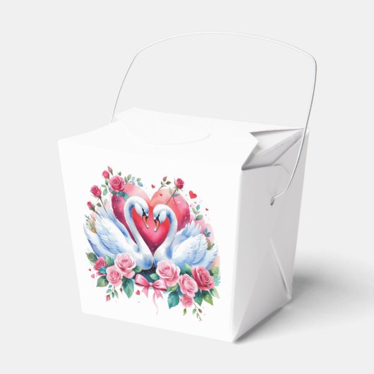 Schwäne Geschenkschachtel (Vorderseite)