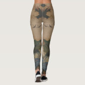 Schwäne im Flug Leggings (Rückseite)