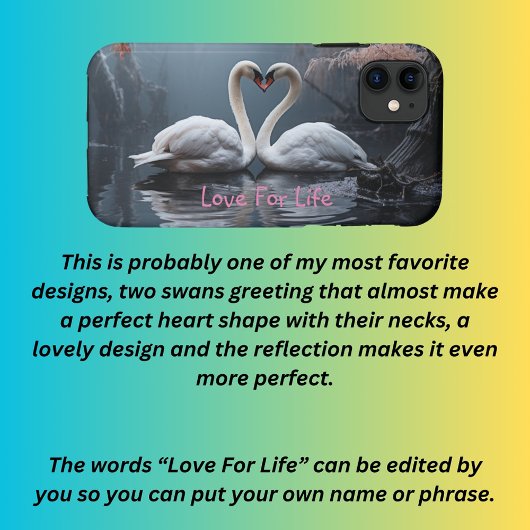 Schwäne im Wasser Case-Mate iPhone Hülle