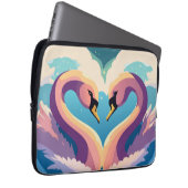 Schwäne in Liebe Laptopschutzhülle (Vorne Rechts)