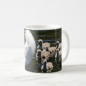 Schwäne Kaffeetasse (VorderseiteRechts)