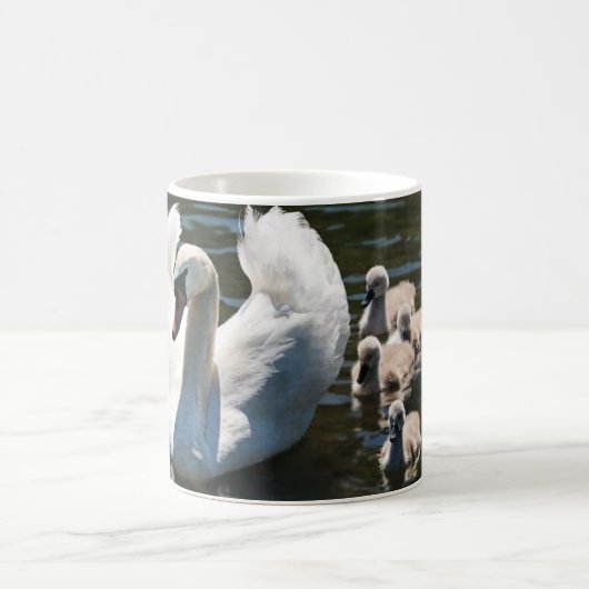 Schwäne Kaffeetasse (Mittel)