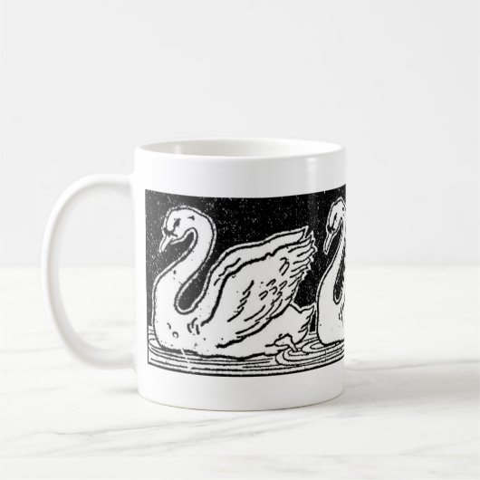 Schwäne Kaffeetasse (Links)