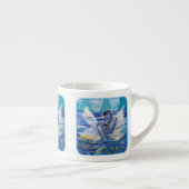 Schwäne "Kunst von Kindern" Espressotasse (Rechts)