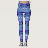 Schwäne Leggings (Vorderseite)