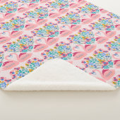 Schwäne Liebe - Paare Valentinstag Schuppen Sherpadecke (3/4)