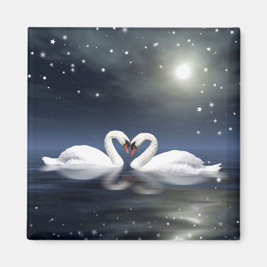 Schwäne Magnet (Vorne)