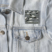 Schwäne mit schwarzhaltigem Hals (Cygnus melancory Button (Beispiel)