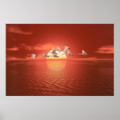 Schwäne Poster (Vorne)