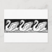 Schwäne Postkarte (Vorderseite)