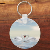 Schwäne Schlüsselanhänger (Vorderseite)