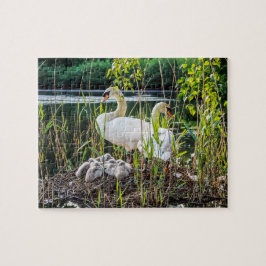 Schwäne und Cygnets Puzzle