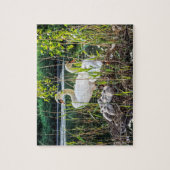 Schwäne und Cygnets Puzzle (Vertikal)