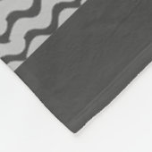 Schwäne und Wellen Fleecedecke (Ecke)