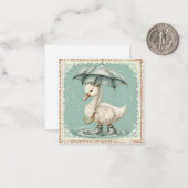 Schwäne unter Abdeckung: Spaß und Wirbelstürme sen Mitteilungskarte (Vorderseite/Rückseite Beispiel)