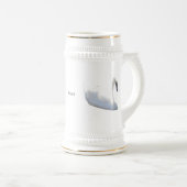 Schwanenbecher oder Humpen Bierglas (VorderseiteRechts)