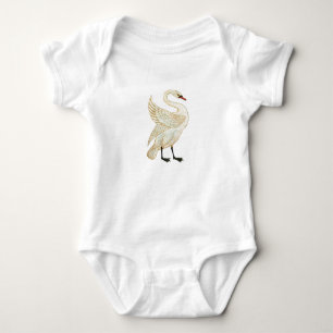 Schwanengeflügel Seen Teiche Flüsse Baby Strampler