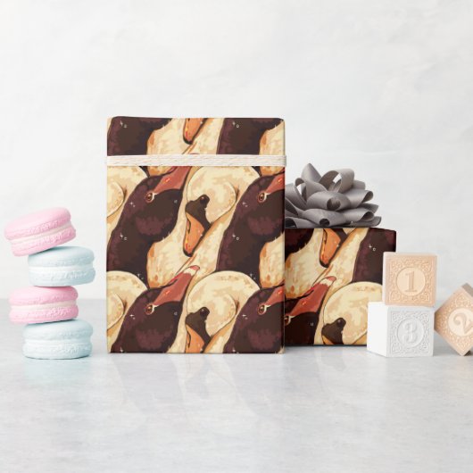 Schwanengesang Geschenkpapier (Babyparty)