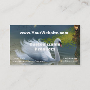 Schwanengesang-Visitenkarte Visitenkarte