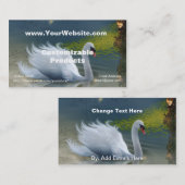 Schwanengesang-Visitenkarte Visitenkarte (Vorne/Hinten)