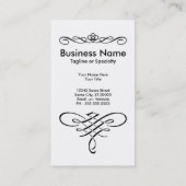 Schwanenlied Visitenkarte (Rückseite)