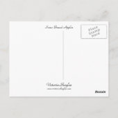Schwanenmarken-Äpfel Postkarte (Rückseite)
