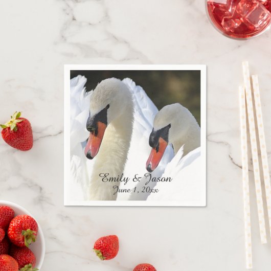 Schwanenpartei Serviette (Beispiel)