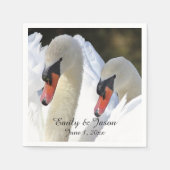 Schwanenpartei Serviette (Vorderseite)