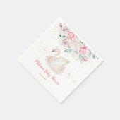 Schwanenprinzessin Serviette (Ecke)