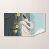 Schwanenschwäne Badhandtuch Set (Handtuch)