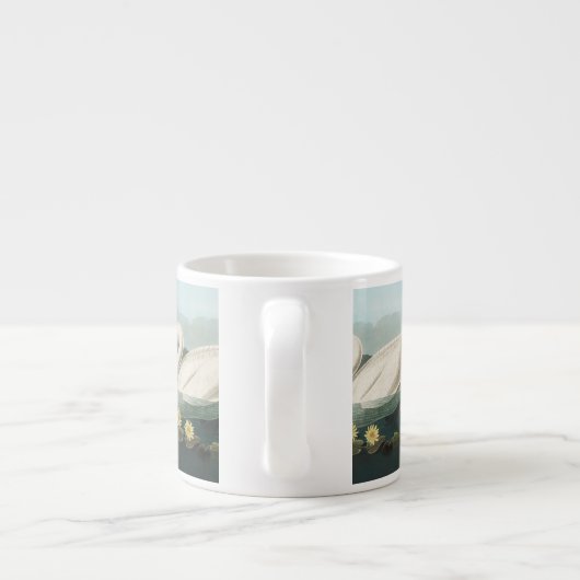 Schwanenschwäne Espressotasse (Rückseite)