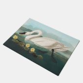 Schwanenschwäne Fußmatte (Schrägansicht)